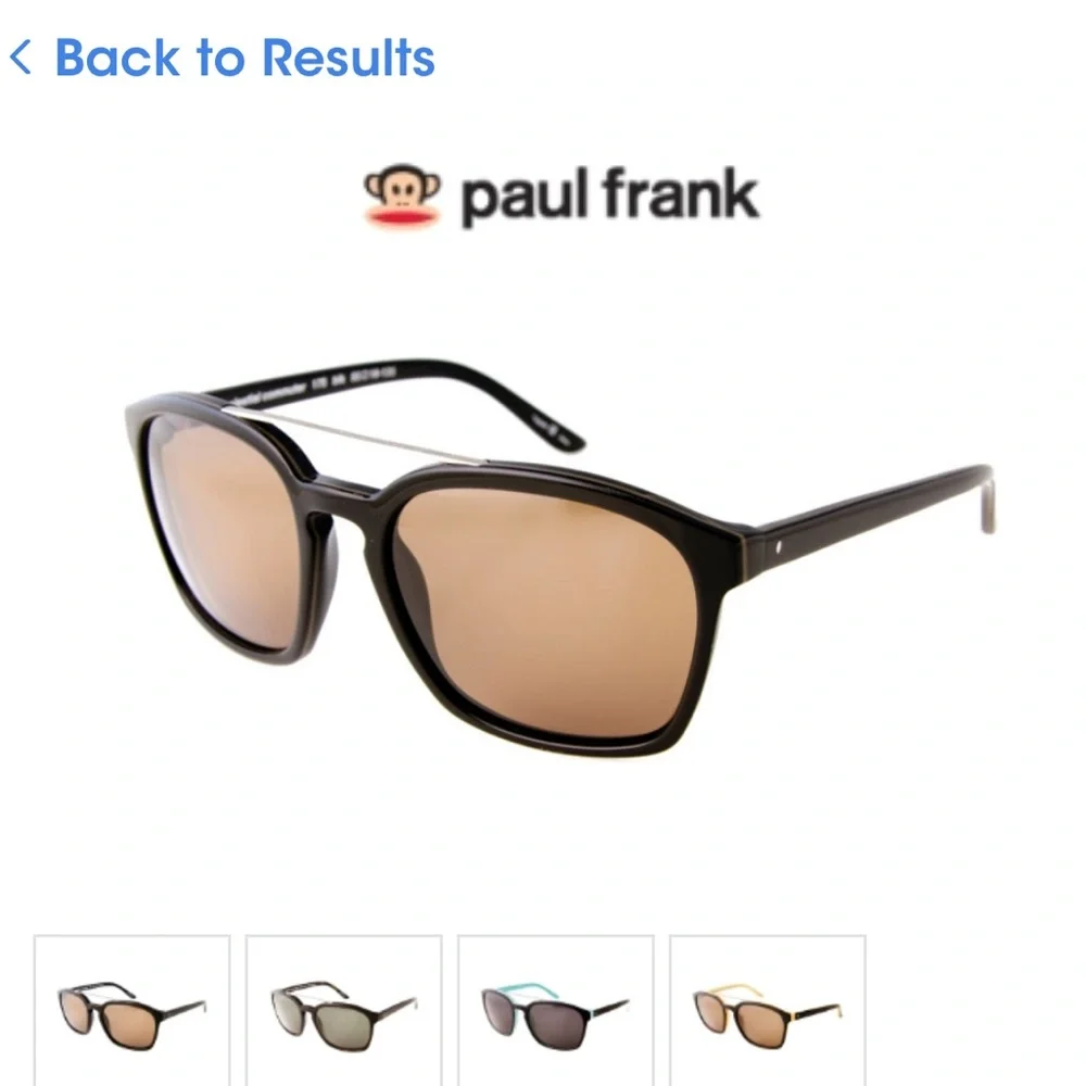 🐵Paul Frank Vintage Sunglasses Celestial Commuter 175 black